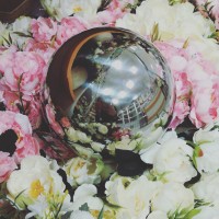 Хромированный шар для декора